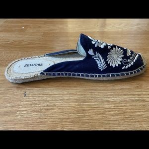 Soludos embroidered espadrille mules